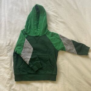 2T Hanna Anderson Green Color block hoodie